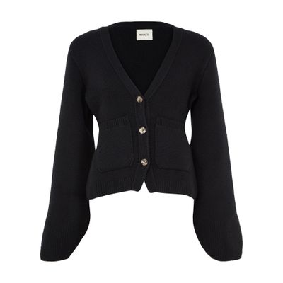 Khaite Scarlet Cashmere Cardigan In Black