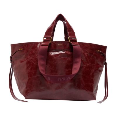 Isabel Marant Wardy Bag In Burgundy