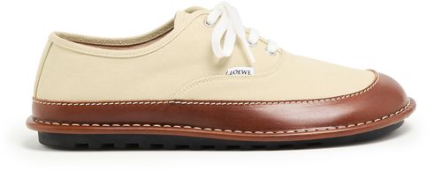 LOEWE Bi-material lace-up shoes