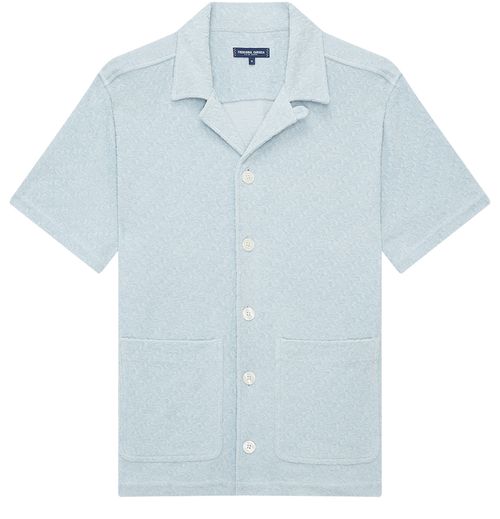 FRESCOBOL CARIOCA Paco Terry cotton jacquard shirt