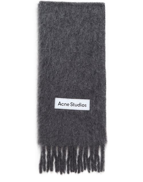 ACNE STUDIOS Fringed wool scarf