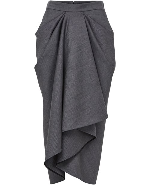 GIVENCHY Draped midi skirt