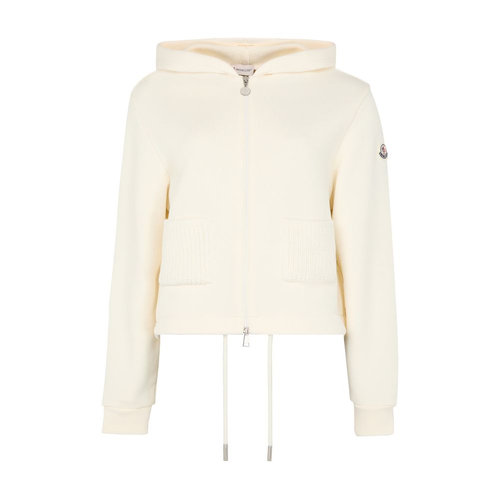 Zip up bi-material jacket thumbnail 7
