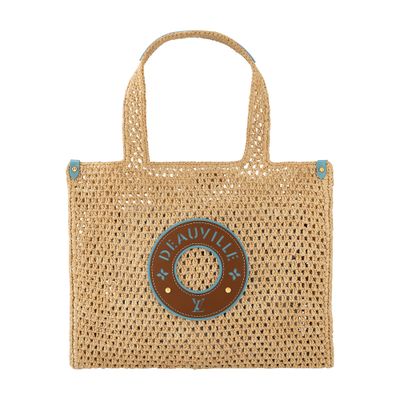 Louis Vuitton Onthego Mm Deauville In Beige