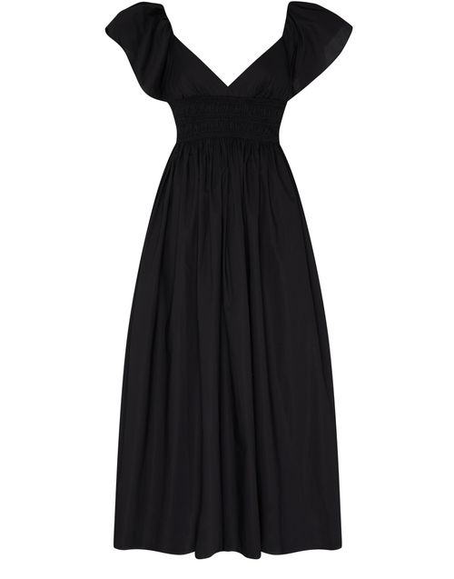 MATTEAU Flutter sleeve midi dress