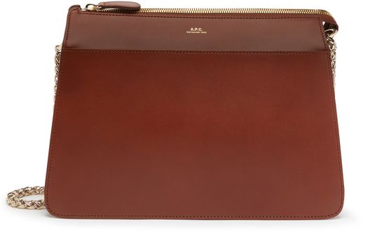 A.P.C. Brown New Ella Shoulder Bag A.P.C.