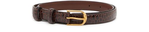 NILI LOTAN Jane belt crocodile embossed