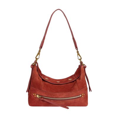 Jérôme Dreyfuss Small Lucky Hobo Bag In Red