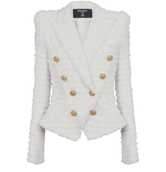 Women s Fitted tweed jacket BALMAIN 24S