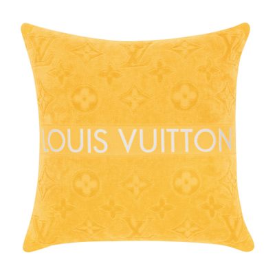 Louis Vuitton Lvacation Beach Pillow In Yellow