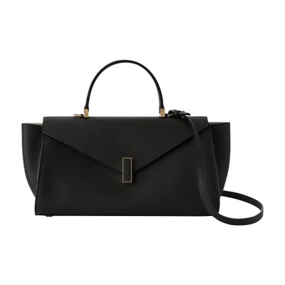 Valextra Iside Editor Handbag In Black