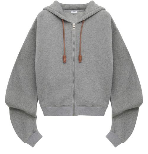 LOEWE Kapuzensweatshirt Flamenco aus Wolle und Kaschmir