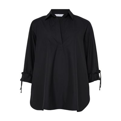 Max Mara V-neck Blouse In Black