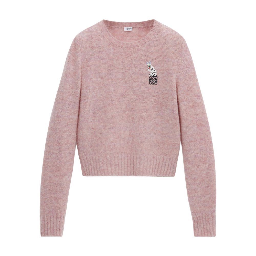 Round-neck wool jumper thumbnail 4