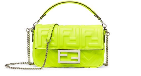 Fendi baguette on sale neon