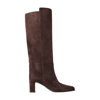 Jimmy Choo Caly 65 Knee-high Boots In Brown
