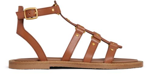 CELINE Celine Lympia Gladiator in calfskin sandals