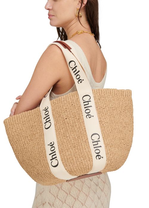 CHLOE Sac panier large Woody