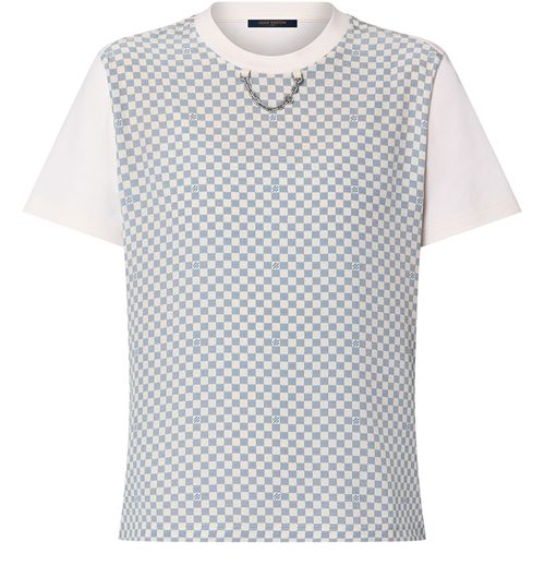 LOUIS VUITTON Tee-shirt à avant Damier