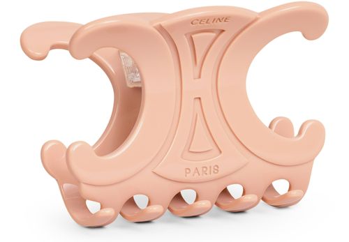 CELINE Triomphe large hair claw in acetate