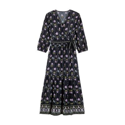 Ba&sh Ba & Sh Nerla Printed Wrap Maxi Dress In Blue