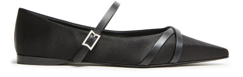 MAX MARA Satin flat ballets