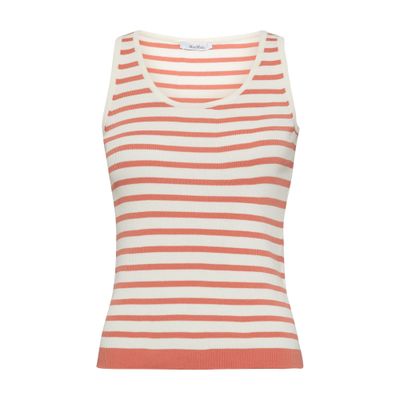 Max Mara Show Tank Top In Pesca