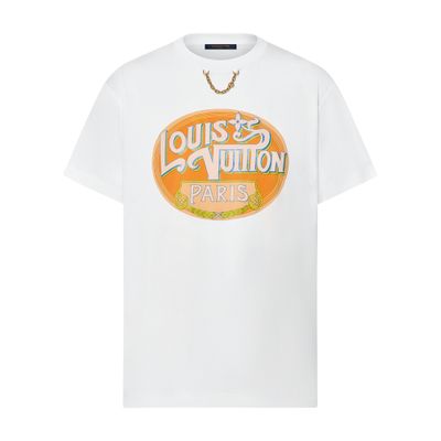 Louis Vuitton Paris Travel Stamp T-shirt In White