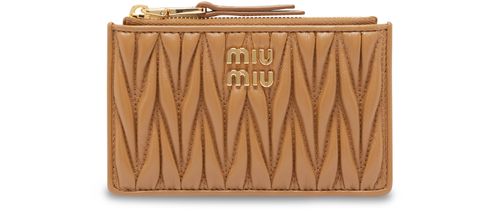 MIU MIU Padded zipped card holder
