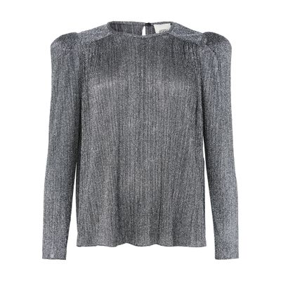 Isabel Marant Eylia Long Sleeves Top In Gray