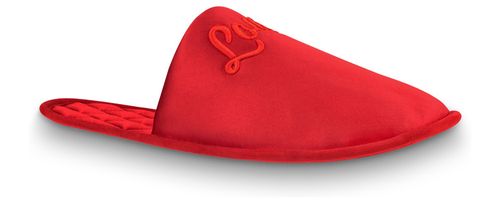 LOUIS VUITTON Chaussons plate LV Suite