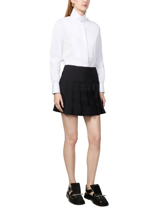 MCQUEEN Pleated mini skirt