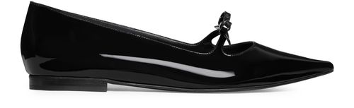 CELINE Celine Suzy pointy toe ballerinas in patent calfskin