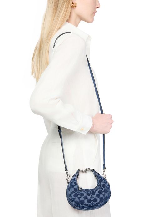 COACH Jonie denim signature shoulder bag