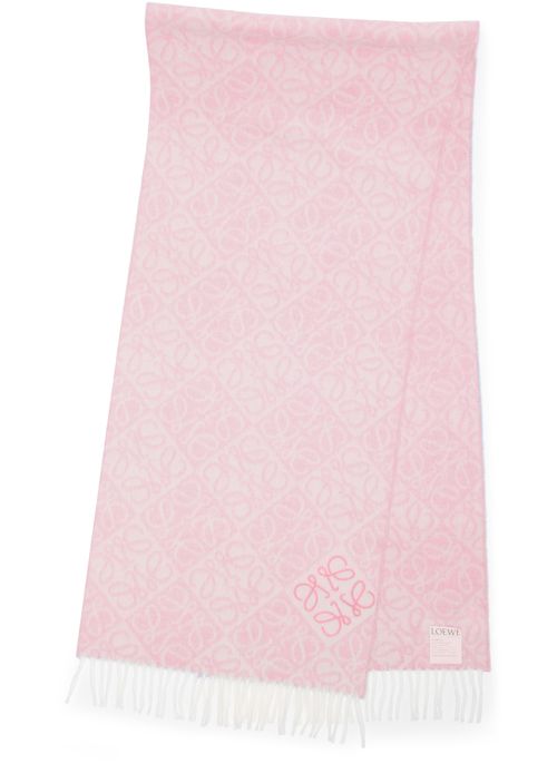 LOEWE Anagram scarf in wool and cashmere