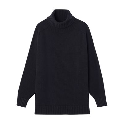 Bompard Turtleneck Sweater In Blue