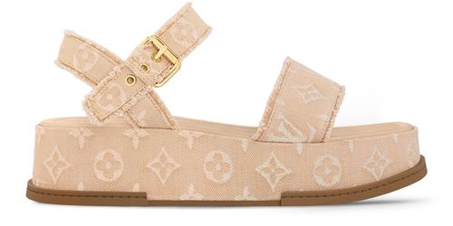 LOUIS VUITTON Sandale compensée Maya