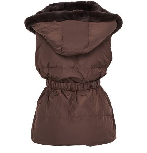 YVES SALOMON Hooded gilet