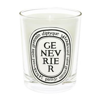 Diptyque Genévrier Classic Candle 190 G In White