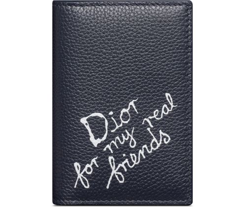 DIOR Dior and Hylton Nel vertical bifold card holder
