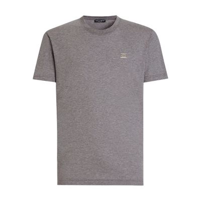 Dolce & Gabbana Cotton T-shirt With Tag In Grey