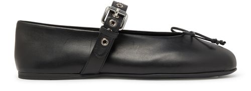 MIU MIU Leather ballet flats