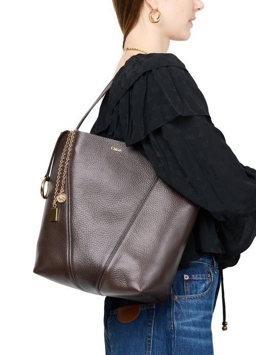 CHLOE Chloe Spin grained leather tote bag