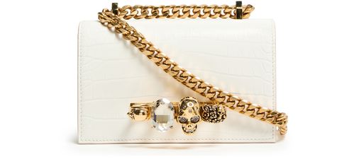 MCQUEEN Mini jewelled satchel