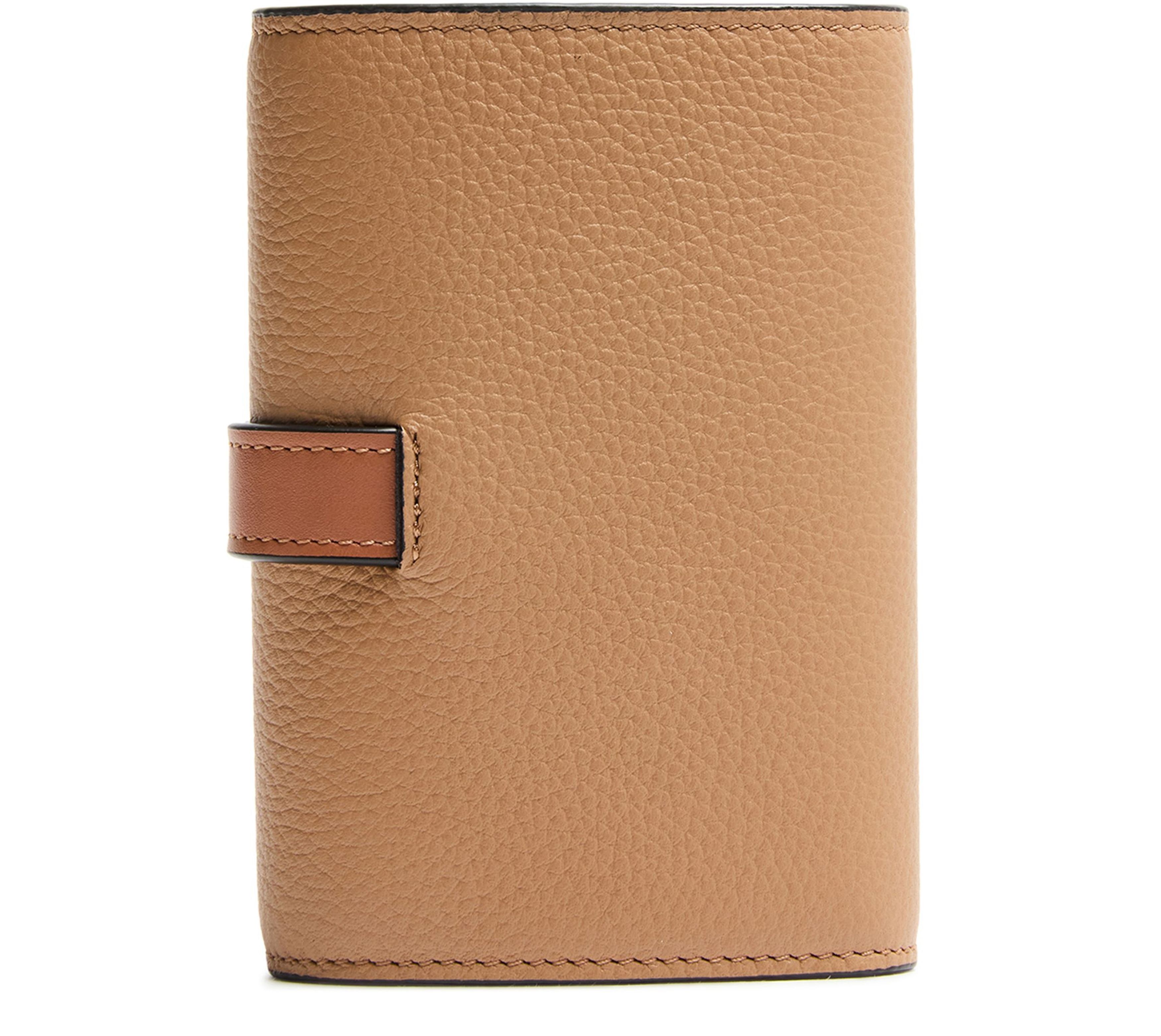 Small soft calf leather upright wallet thumbnail 4