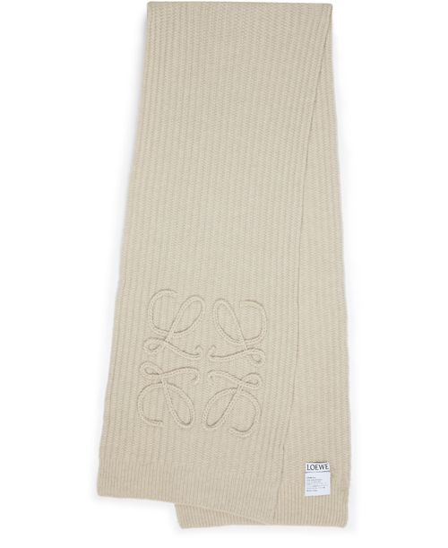 LOEWE Anagram wool scarf