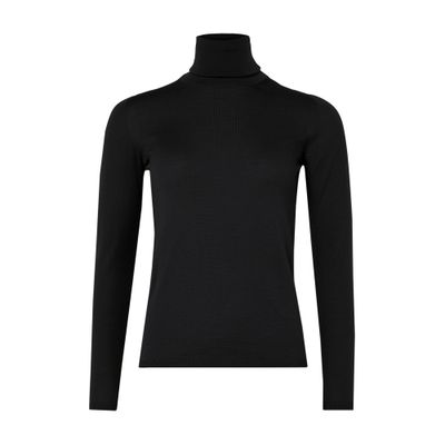 Max Mara Saluto Turtleneck Sweater In Black