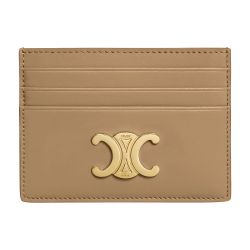Women's Card holder Triomphe in shiny calfskin | CELINE | 24S