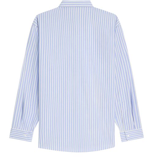 CELINE Oversize-Hemd aus gestreifter Baumwoll-Popeline