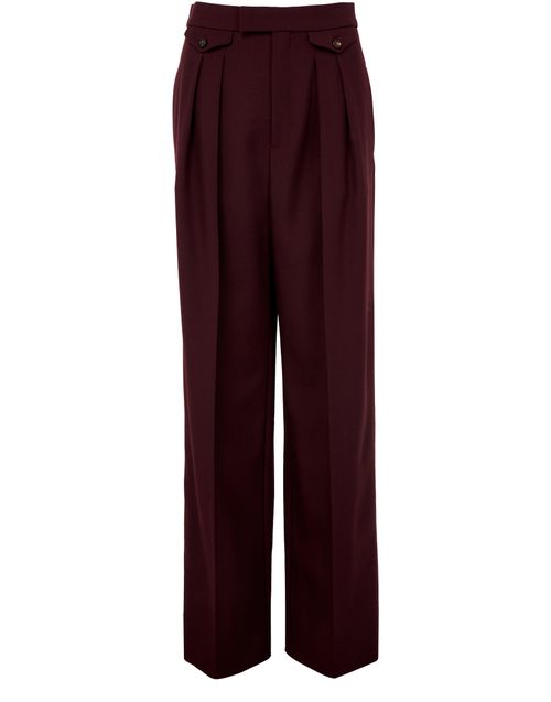 CHLOE Pantalon droit plissé